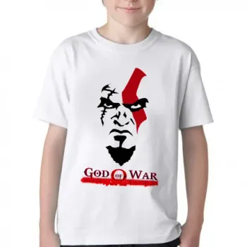 Camiseta adulto ou infantil God of War kratos jogo game - Foto 2