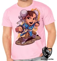 Camiseta adulto ou infantil chun li street figther game - Foto 2