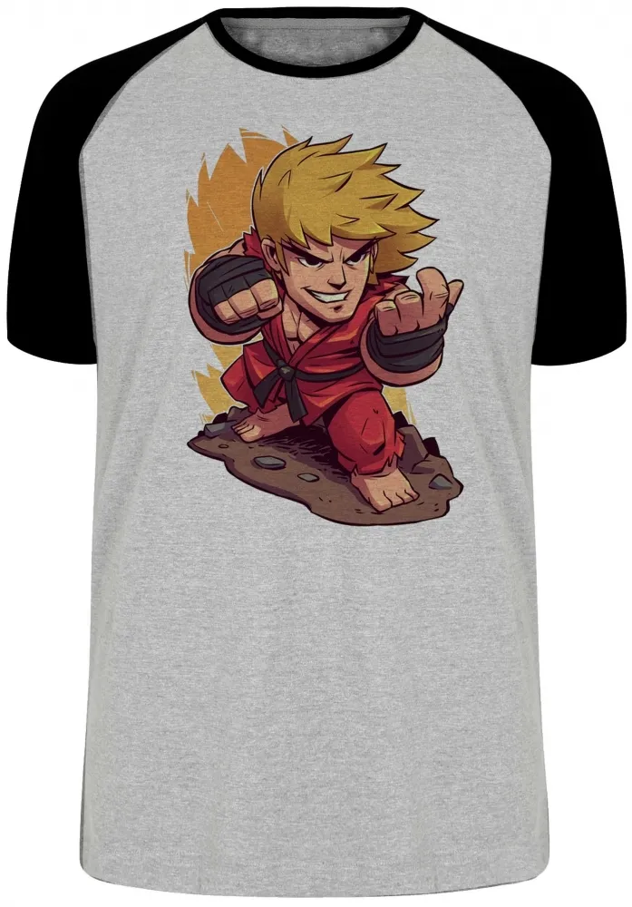 Camiseta adulto ou infantil ken street fighter jogo game