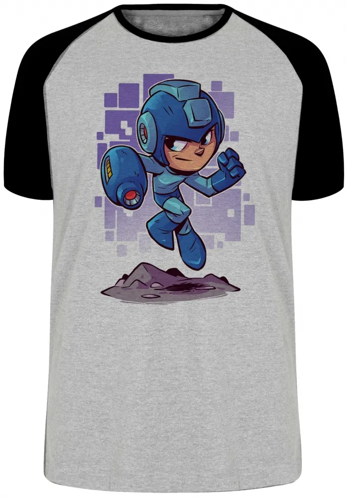 Camiseta adulto ou infantil MEGA MAN rockman game arcade Imagem