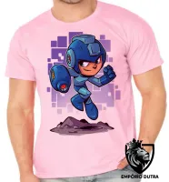 Camiseta adulto ou infantil MEGA MAN rockman game arcade - Foto 2