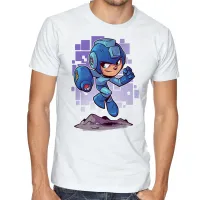 Camiseta adulto ou infantil MEGA MAN rockman game arcade - Foto 3