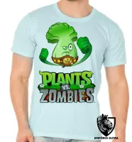 Camiseta adulto ou infantil plants vs zombies game android brocolis - Foto 5