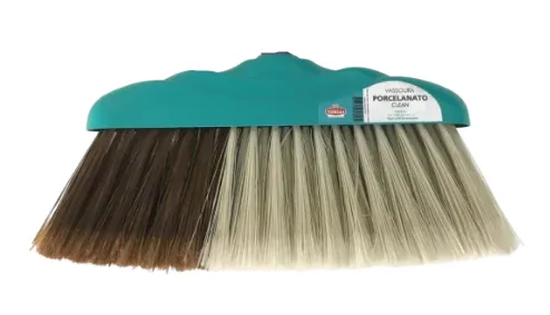 Vassoura Porcelanato Clean Com Cabo de Madeira Tobias 