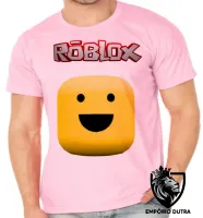 Camiseta adulto ou infantil roblox carinha game jogo pc skin - Foto 4
