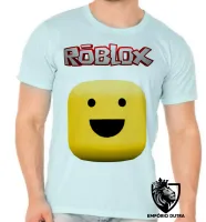Camiseta adulto ou infantil roblox carinha game jogo pc skin - Foto 5