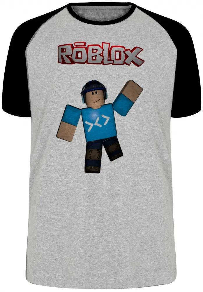 Camiseta adulto ou infantil roblox personagem game jogo pc skin