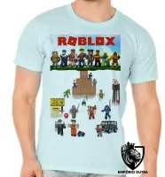 Camiseta adulto ou infantil roblox personagens game jogo pc skin - Foto 3