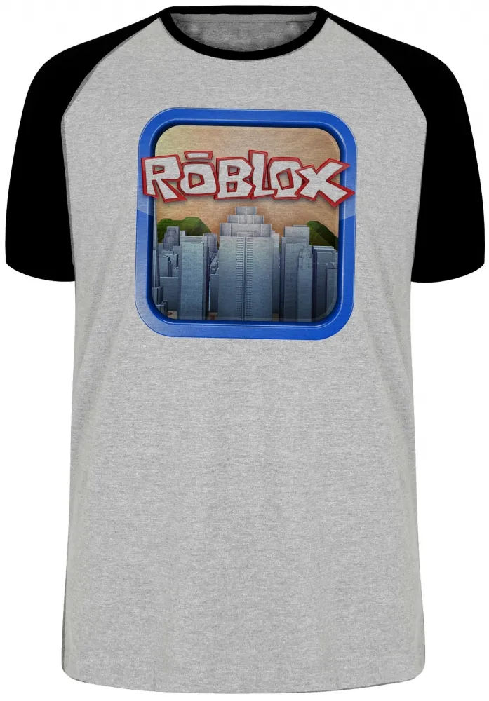Camiseta adulto ou infantil roblox predios game jogo pc skin