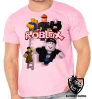 Camiseta adulto ou infantil roblox turma game jogo pc skin - Foto 4
