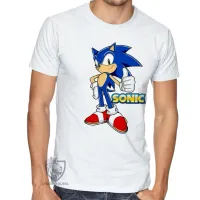 Camiseta adulto ou infantil Sonic jogo game arcade - Foto 2