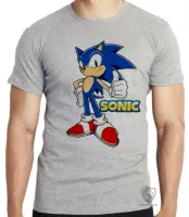 Camiseta adulto ou infantil Sonic jogo game arcade - Foto 3