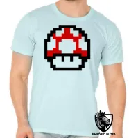 Camiseta adulto ou infantil Super Mario cogumelo Mushroom - Foto 5
