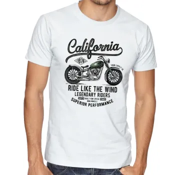 Camiseta adulto ou infantil Califórnia moto harley davidson - Foto 2