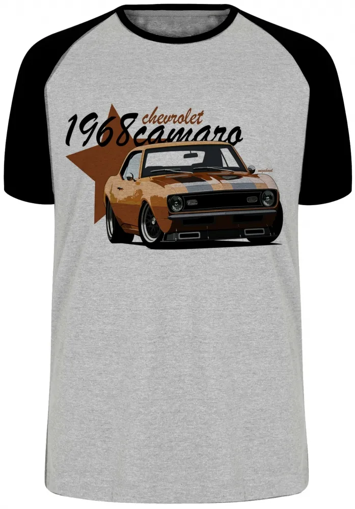 Camiseta adulto ou infantil Camaro chevrolet GM v8 muscle car Imagem