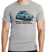 Camiseta adulto ou infantil Fusca carro do século - Foto 3