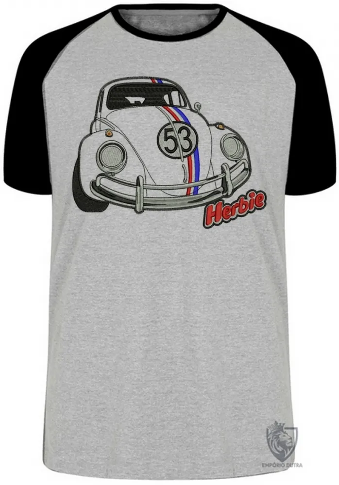 Camiseta adulto ou infantil Herbie herby fusca volkswagen