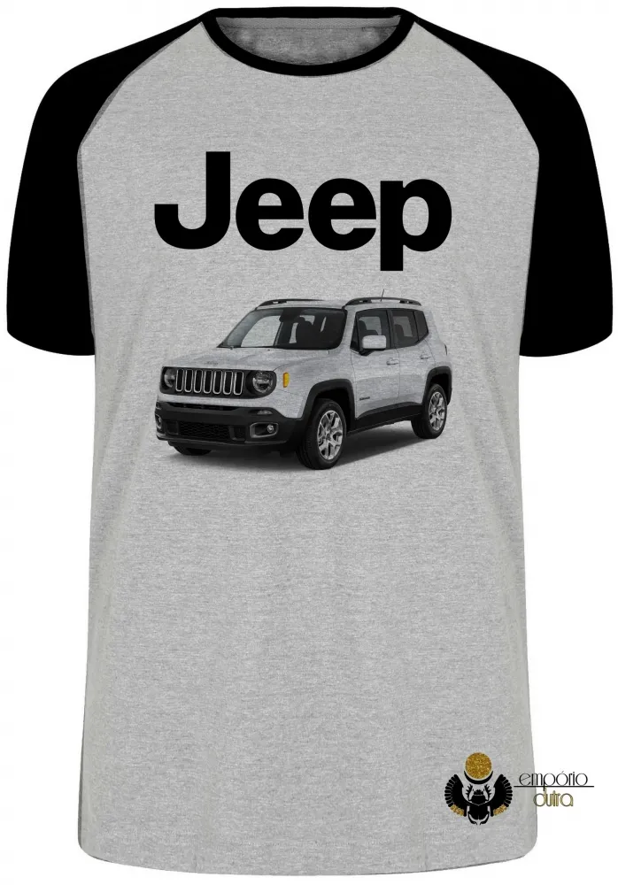 Camiseta adulto ou infantil jeep renegade melhor carro off road Brasil Imagem