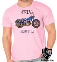 Camiseta adulto ou infantil Moto vintage motoqueiro harley davidson - Foto 2