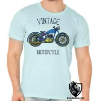 Camiseta adulto ou infantil Moto vintage motoqueiro harley davidson - Foto 5