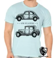 Camiseta adulto ou infantil Vintage car carro antigo fusca ford vintage - Foto 5