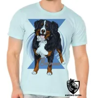 Camiseta adulto ou infantil Bernese cachorro dog cão - Foto 5