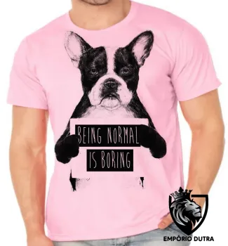 Camiseta adulto ou infantil Cusco being cachorro bulldog - Foto 2
