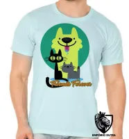 Camiseta adulto ou infantil Friends Forever gato cachorro amigos - Foto 5