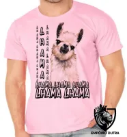 Camiseta adulto ou infantil lhama animal america latina - Foto 2