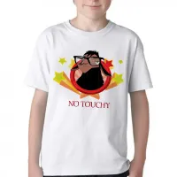 Camiseta adulto ou infantil Lhama No touchy não encoste em mim - Foto 3