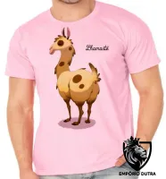 Camiseta adulto ou infantil Lhamastê lhama animal america - Foto 2