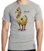 Camiseta adulto ou infantil Lhamastê lhama animal america - Foto 4
