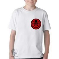 Camiseta adulto ou infantil Hydra Símbolo vingadores avengers - Foto 3