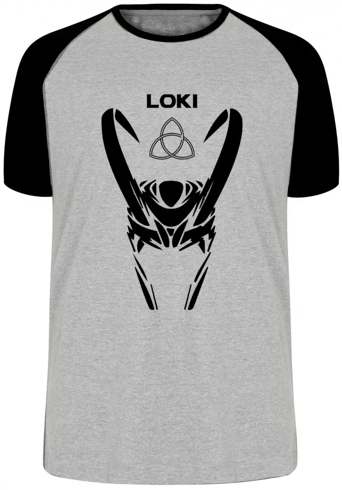 Camiseta adulto ou infantil Loki máscara vilão vingadores Imagem