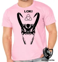 Camiseta adulto ou infantil Loki máscara vilão vingadores - Foto 2