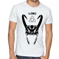 Camiseta adulto ou infantil Loki máscara vilão vingadores - Foto 3