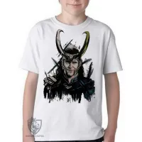 Camiseta adulto ou infantil loki vilão thor vingadores avengers - Foto 3