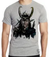 Camiseta adulto ou infantil loki vilão thor vingadores avengers - Foto 4