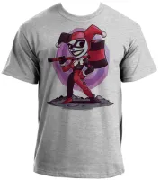 Camiseta adulto ou infantil ARLEQUINA PALHAÇO coringa batman - Foto 2
