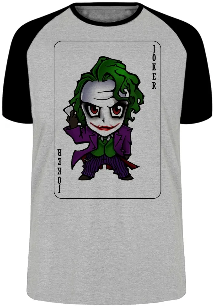 Camiseta adulto ou infantil CORINGA palhaço vilão batman