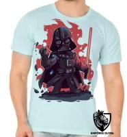 Camiseta adulto ou infantil darth vader vilão star wars - Foto 5