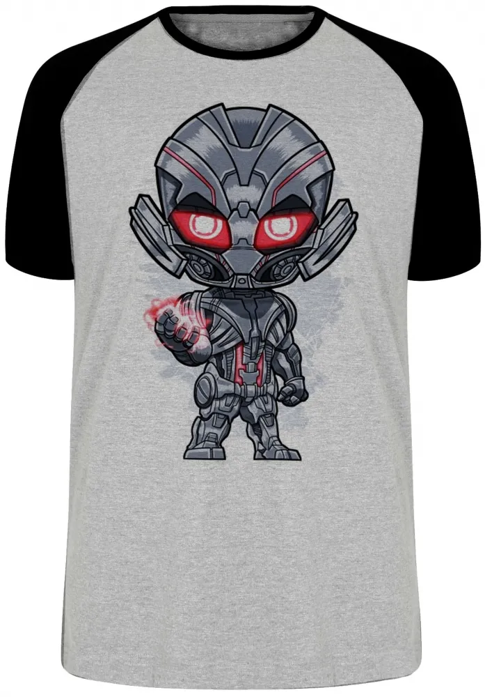 Camiseta adulto ou infantil ULTRON vilão vingadores avengers