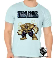Camiseta adulto ou infantil thanos cartoon vilão vingadores avengers - Foto 5