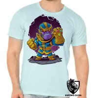 Camiseta adulto ou infantil thanos geek vingadores avengers vilão - Foto 5