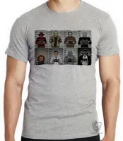 Camiseta adulto ou infantil vilão anos 80 preso jason chuck Freddy Krueger Massacre da Serra Elétrica Halloween hugo strange monstro lagoa negra - Foto 3