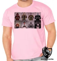 Camiseta adulto ou infantil vilão anos 80 preso jason chuck Freddy Krueger Massacre da Serra Elétrica Halloween hugo strange monstro lagoa negra - Foto 4