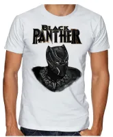 Camiseta adulto ou infantil black panter pantera negra avengers - Foto 2