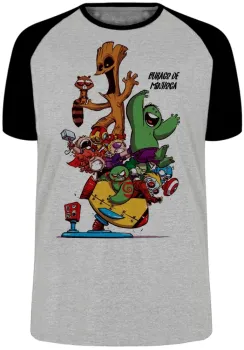 Camiseta adulto ou infantil Buraco de Minhoca super heróis marvel