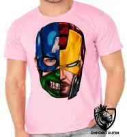 Camiseta adulto ou infantil vingadores hulk thor capitão america - Foto 2