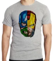 Camiseta adulto ou infantil vingadores hulk thor capitão america - Foto 4